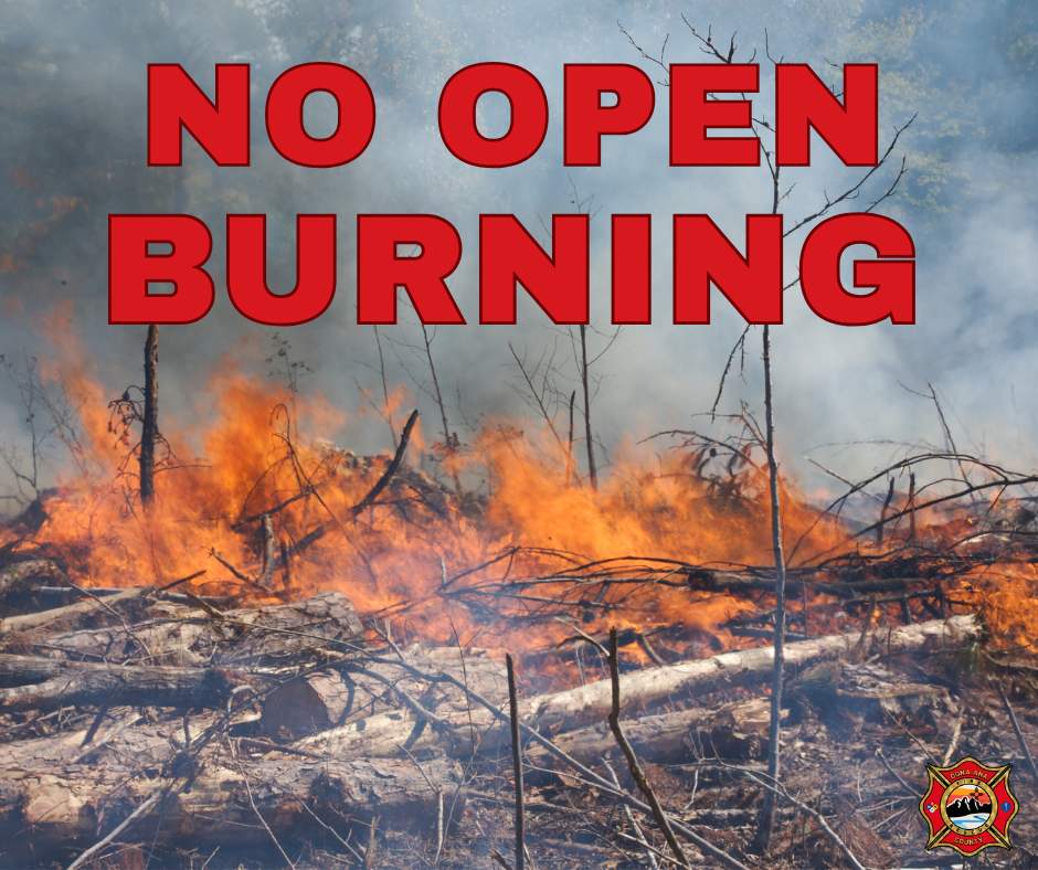 no open burning (Facebook Post)